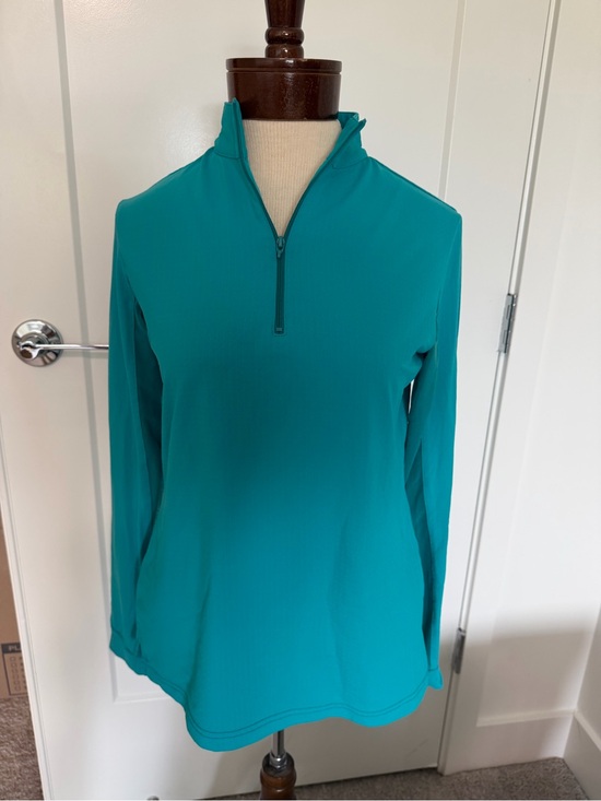 Eis Tops - EIS Sun Shirt Womens Sz M 1/4 Zip Cooling Equestrian Horse Riding Top